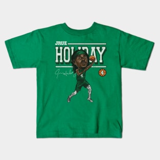 Jrue Holiday Boston Cartoon Kids T-Shirt